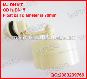 MJ DN15T Water Tank Plastic Float toilet flush valve ball float check valve