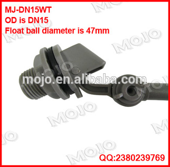 MJ DN15WT Water Tank Plastic Float Valve flush valve toilet flush valve