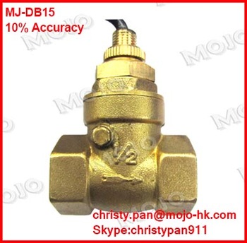MJ-DB15 G1/2 Female thread,DN15 paddle type 10% accuracy Copper Brass water pump pressure switch water level float switch