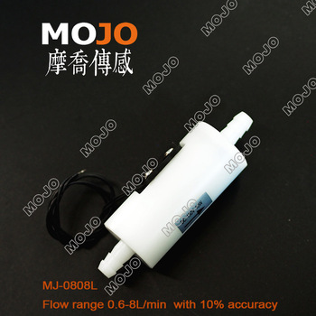 MJ-0808L (OEM) outtread 8mm POM food material water flow sensor