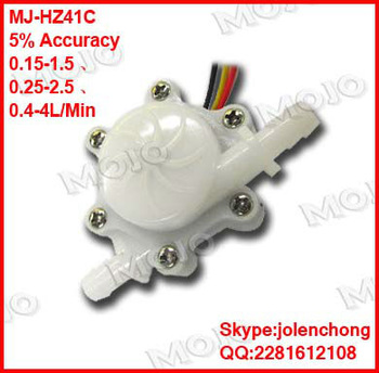 MJ-HZ41C Barbed type 6mm diameter smaller pulse hall flow sensor