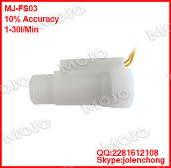 MJ FS03 G1 2 Flow switch with magnet and reed switch Power switch