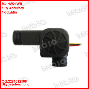 MJ-HW21WB Plastic black hall level sensor 1/2’’Diameter meter water flow meter