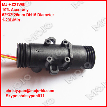 MJ-HZ21WE Nylon glass fiber water flow meter sensor rate sensor micro flow sensor