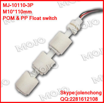 MJ-10110-3P three contact vertical level switches 1A1:10W 100V 0.5A