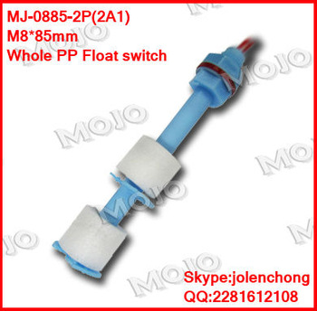 MJ 0885 2P M8 85mm High power 50W Vertical Mount liquid water switch in 2 contact