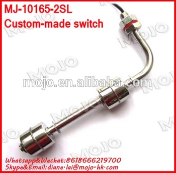 MJ 10215 2SL small flow diesel fuel tank sensor hot water level meter ultrasonic float switch Liquid Level Sensor