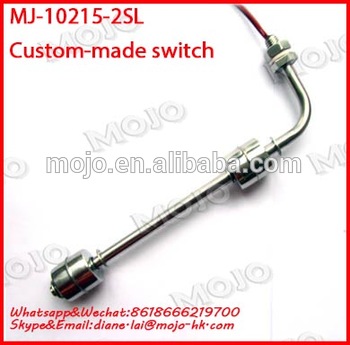 MJ 10215 2SL small flow diesel fuel tank sensor hot water level meter ultrasonic float switch Liquid Level Sensor
