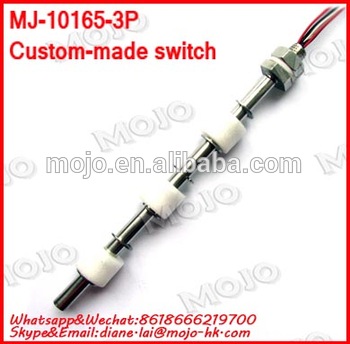 MJ 10165 3P 10 series stainless steel pp material water level switch hot sales Liquid Level Sensor