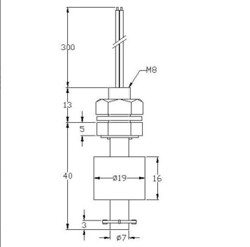 MJ 0840P water pump switch PP controller liquid switch float level switch