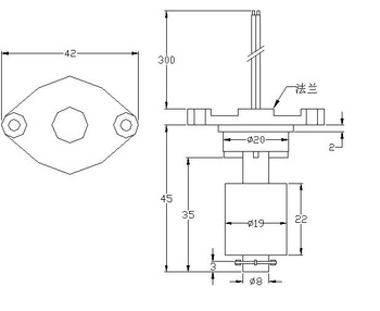 MJ 2545P special for closetool float level switch