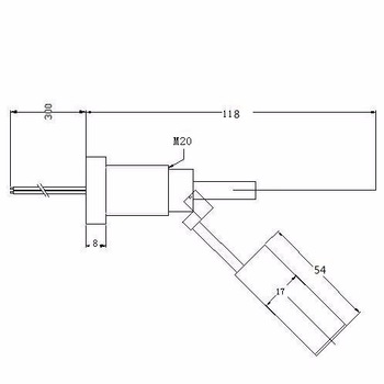 cheap MJ LS2 SUS304 material side mounter level switch water pump switch