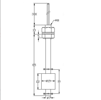 MJ 0885P water pump switch PP controller liquid switch level switch