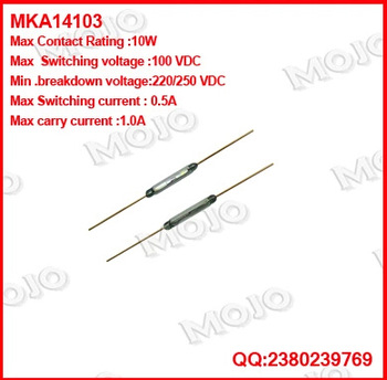 Original Russian import reed switch MKA 14103 normally open reed magnetic reed switch
