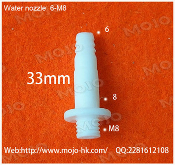 MJ S6 8M straight nozzle connector