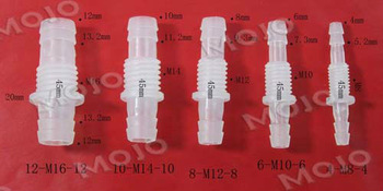 12 M16 12 straight rubber hose nozzle