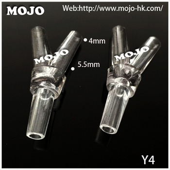 MJ-Y4 GPPS hole Pipe connector three way connector parts