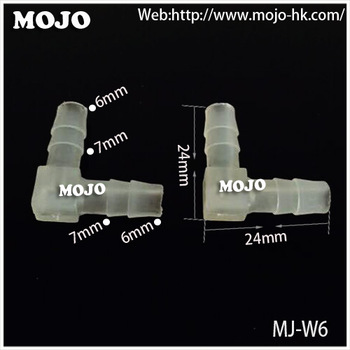 MJ-W6 equal elbo type three way elbow pipe connectors hose connector