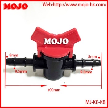 MJ K8 K8White Black Plastic Micro water flow control valve