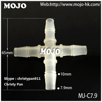 MJ-C7.9 Cross water meter connector pipe fitting hose connector Plastic hose connectors