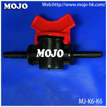 MJ K6 K6 6mm to 6mm Straight Through Plastic Micro water flow control valve