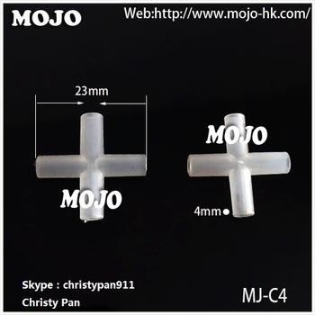 MJ-C4 Cross water meter connector pipe fitting