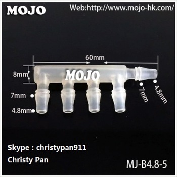 MJ-B4.8-5 water valve connectors Cross water meter connector pipe fitting hose connector
