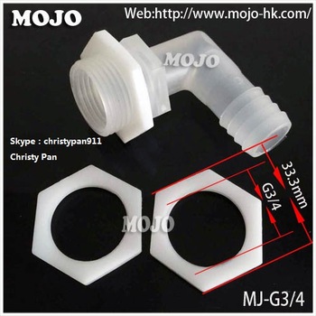 MJ G3 4 6 PE pine Nut connectors bolt and nut for water liquid