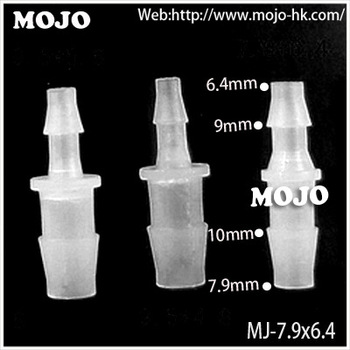 MJ-7.9X6.4 hose connector Straight hose diameter PP Transparent pvc hose