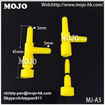 MJ-A5 OD:5mm Nut cap hose connector mounting pipe quick connector Regulating valve