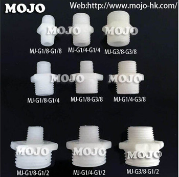 plastic thread adapter diameter outer tooth nut pipe joint 1 2 3 4 6 G1 plastic pipe buckle clamp
