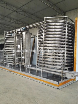 dumplings tunnel iqf freezer