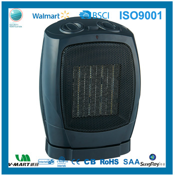 Factory Hot Sale Portable Ceramic PTC Electric Fan Heater With CE GS ETL Rohs
