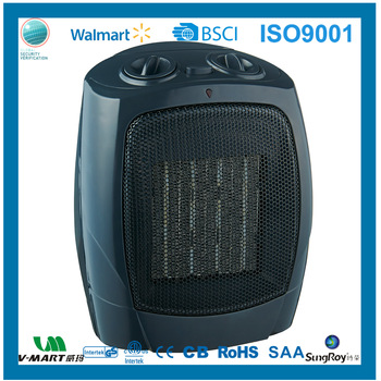 Factory Wholesale Ceramic Heater with Adjustable Thermostat With CE GS ETL RoHS Certificates