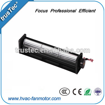 low noise cross flow cooling fan