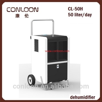 50L Per <font color='red'>Day</font> Commercial And Industrial <font color='red'>Dehumidifier</font> With Big <font color='red'>Wheels</font> And Folding <font color='red'>Handle</font>