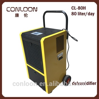 80L Per <font color='red'>Day</font> Commercial And Industrial <font color='red'>Dehumidifier</font> With Big <font color='red'>Wheels</font> And Folding <font color='red'>Handle</font>