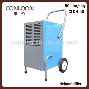 50L Per <font color='red'>Day</font> <font color='red'>Portable</font> Industrial <font color='red'>Dehumidifier</font> With <font color='red'>Wheels</font>