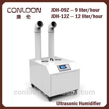 12L Per Hour Capacity Commercial And Indestrial Ultrasonic Automatic Humidifier Fog Maker Machine