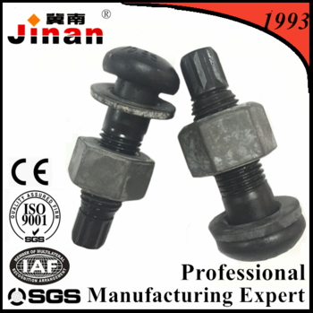High strength CE certification black finish steel structure TS bolt