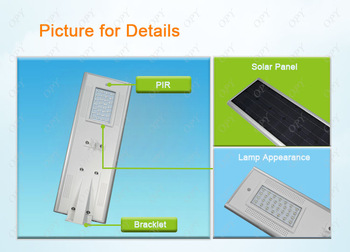 30W Pole Mount Portable Solar Led Light