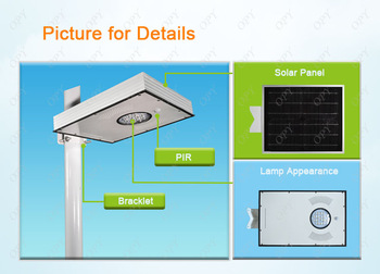 15W Led Solar Motion Street Light