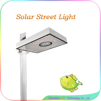 12W Ul Led Street Light Arm With Solar Panel