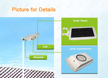 6W High Quality All In One Solar Led Street Light