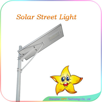 50W Solar Panel Street Pole Light