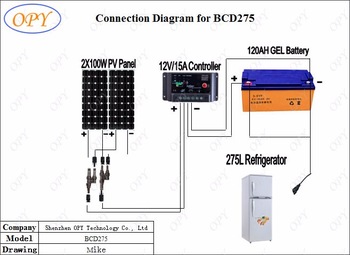 275l dc refrigerator price of fruit for a fruit shop production line