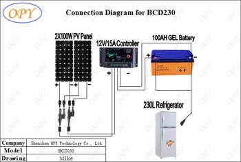 230l led lamp for liquid nitrogen solar refrigerator