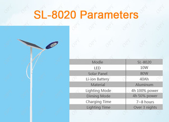 20W solar street outdoor lighting