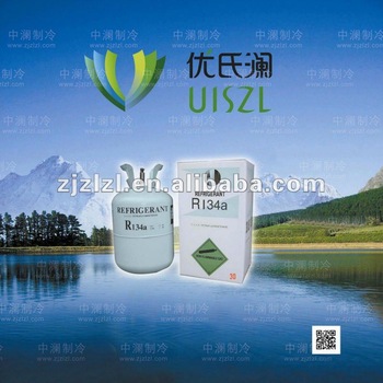 refrigerant gas R134A in disposable cylinder packing