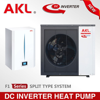 DC inverter EVI split air to water heat pump